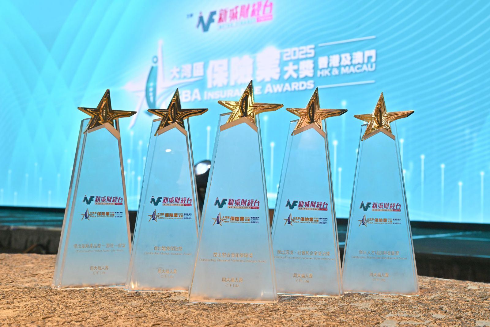 周大福人壽在「大灣區保險業大獎2025」及「大灣區保險從業員大獎 2025」 囊括七項殊榮，成為最大贏家！